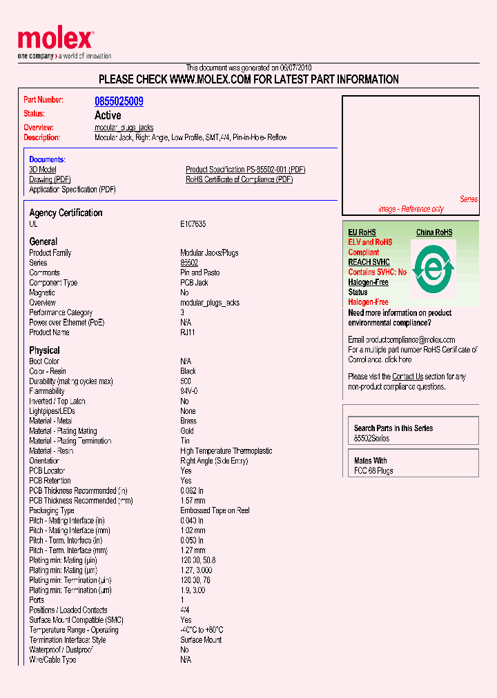 0855025009_4807733.PDF Datasheet