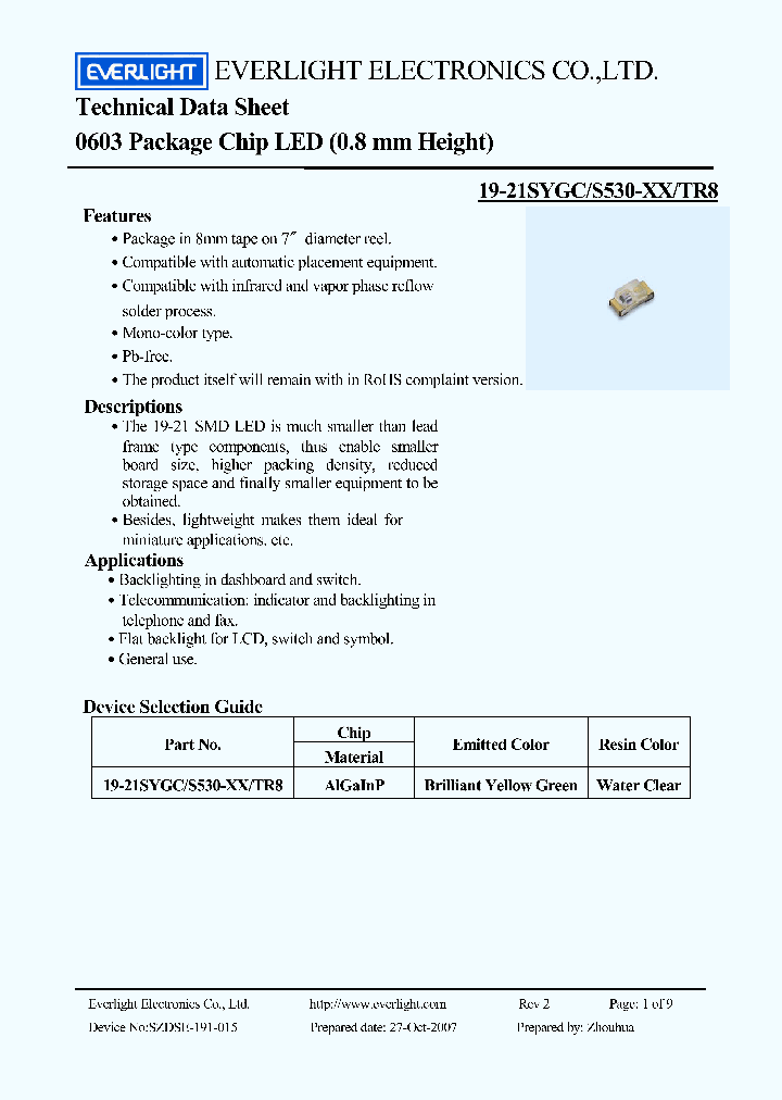 19-21SYGC_4340895.PDF Datasheet