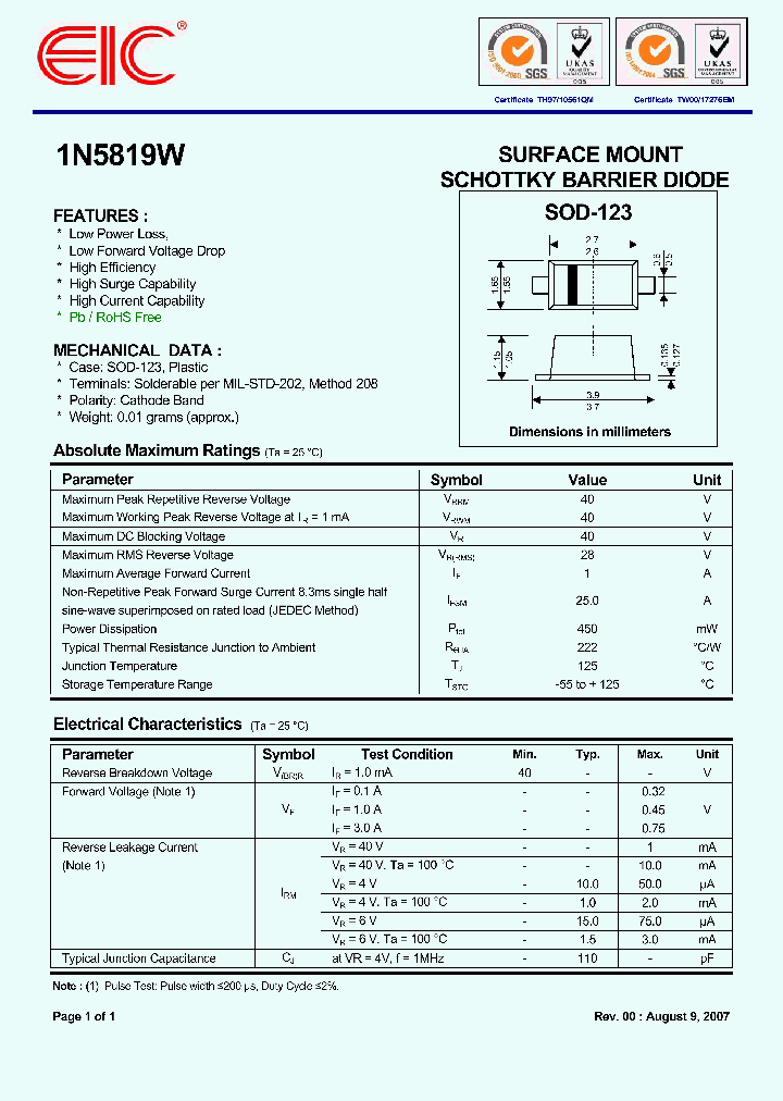 1N5819W_4167919.PDF Datasheet