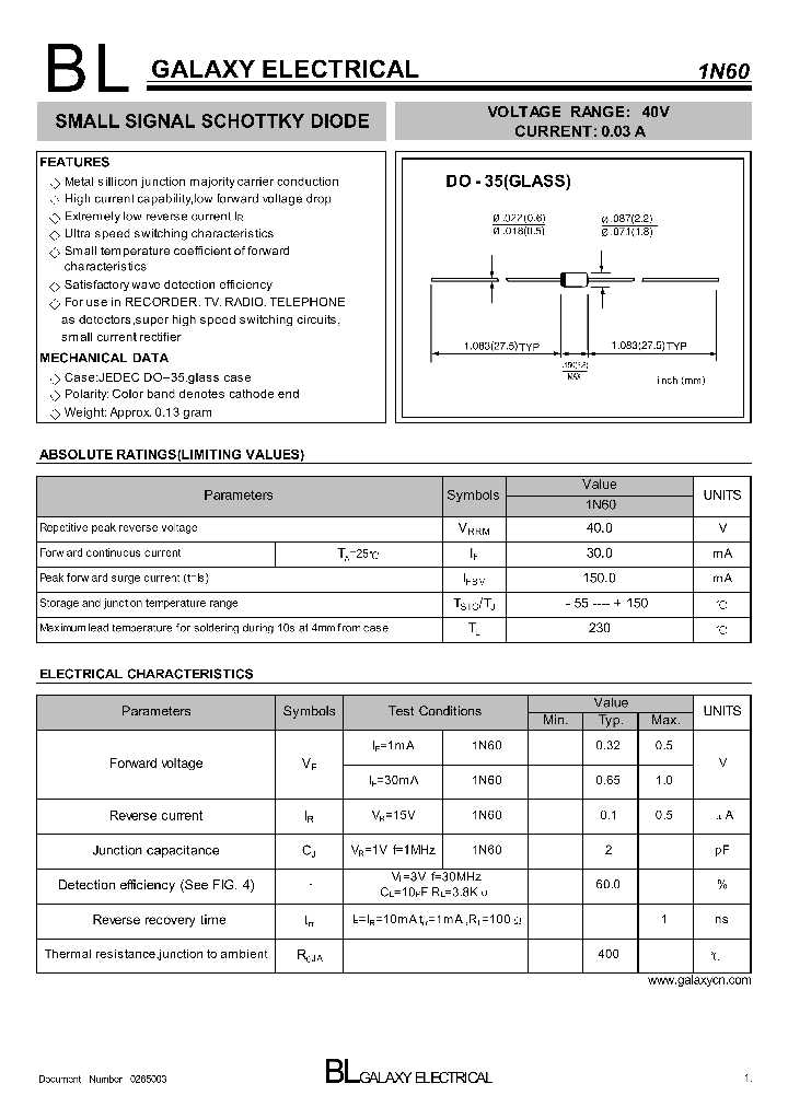 1N60_4209081.PDF Datasheet