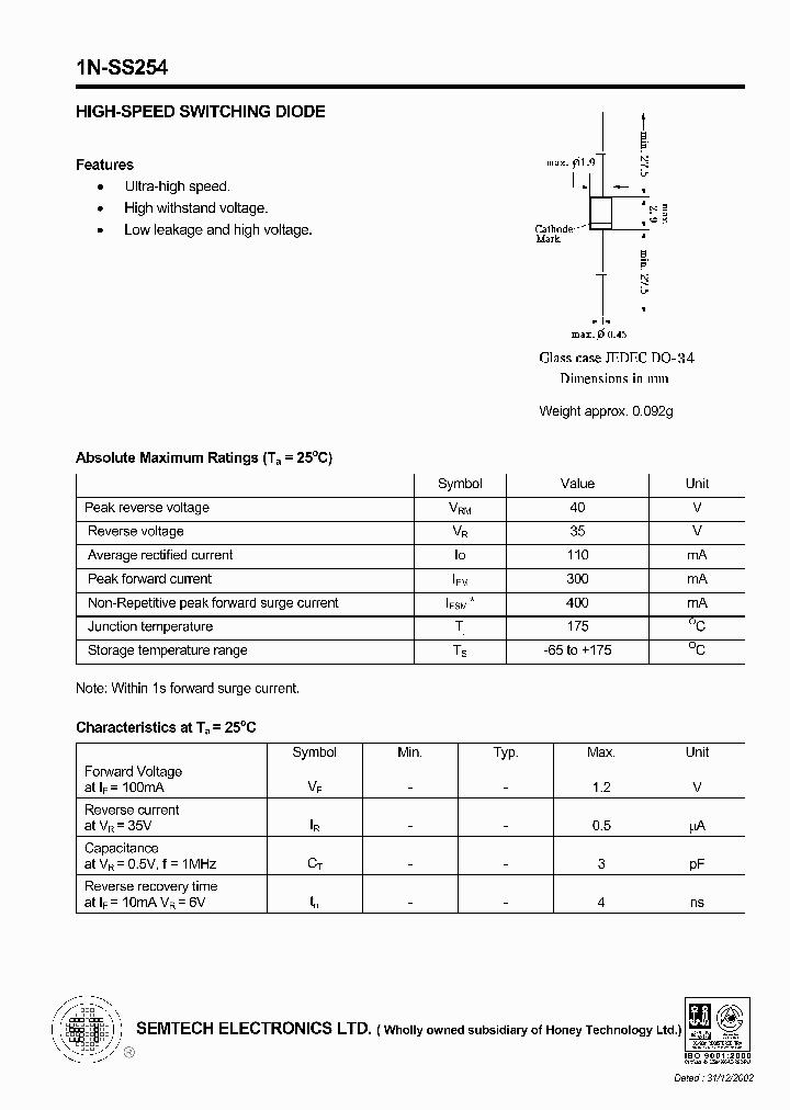 1N-SS254_4494163.PDF Datasheet