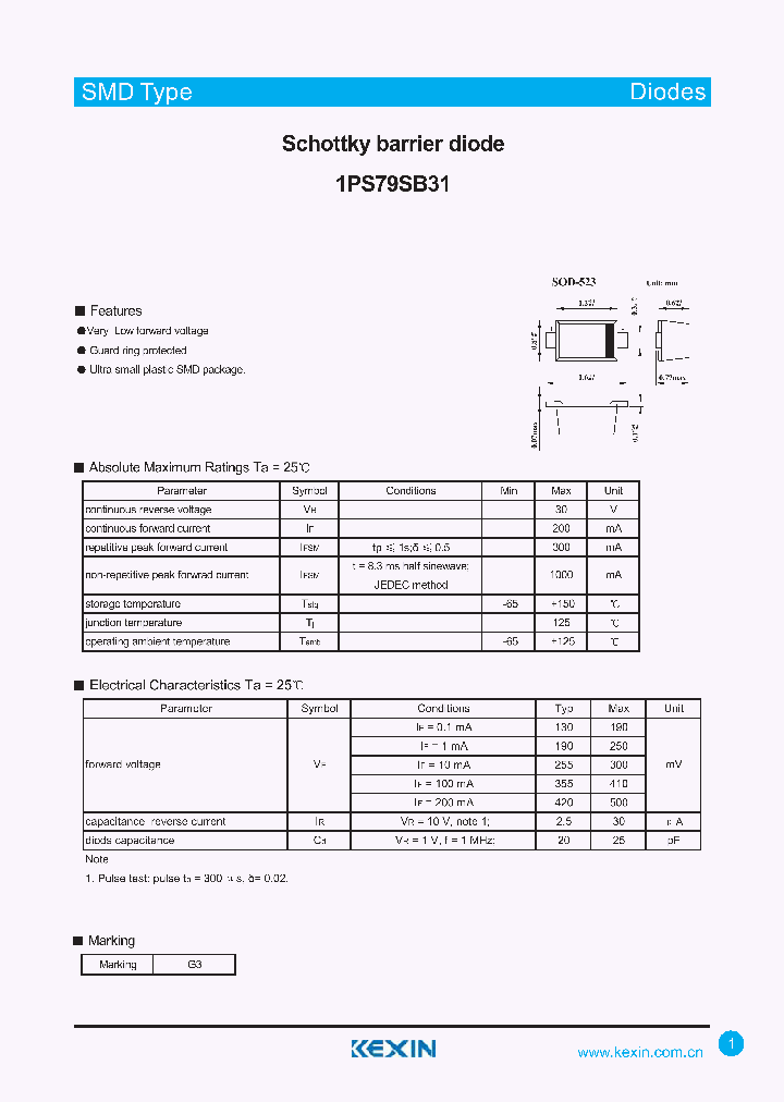 1PS79SB31_4340900.PDF Datasheet