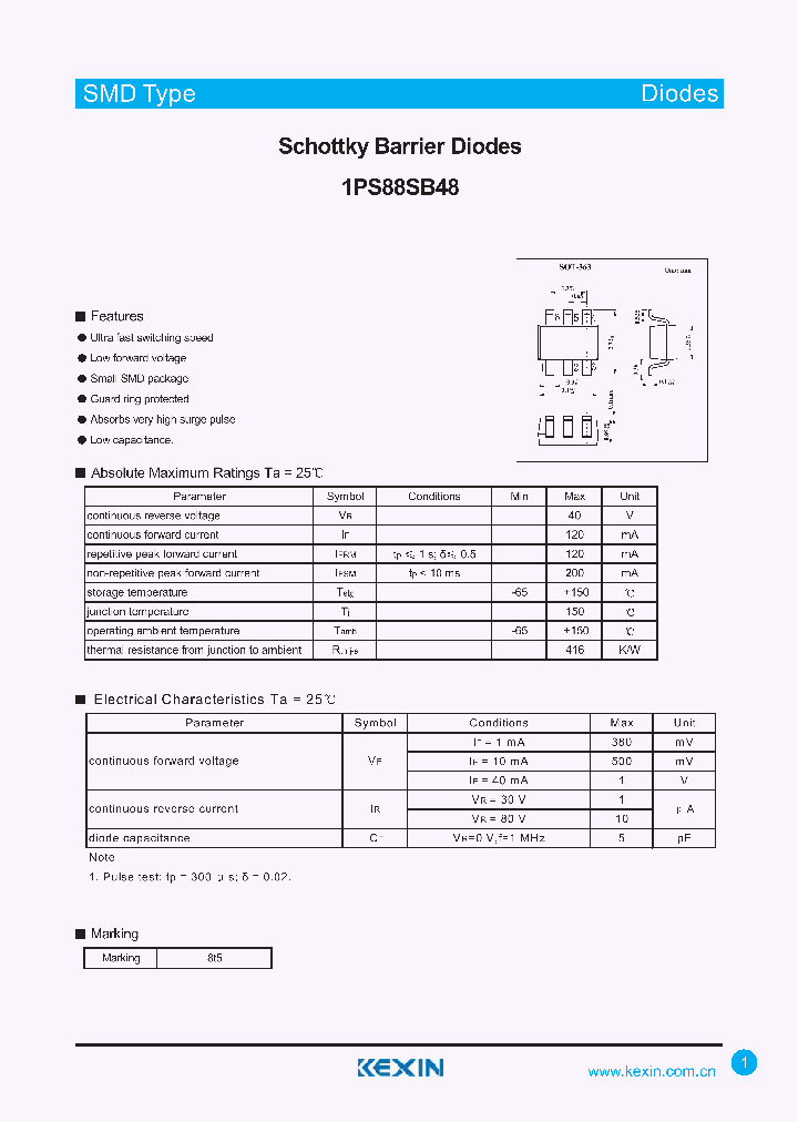 1PS88SB48_4310476.PDF Datasheet