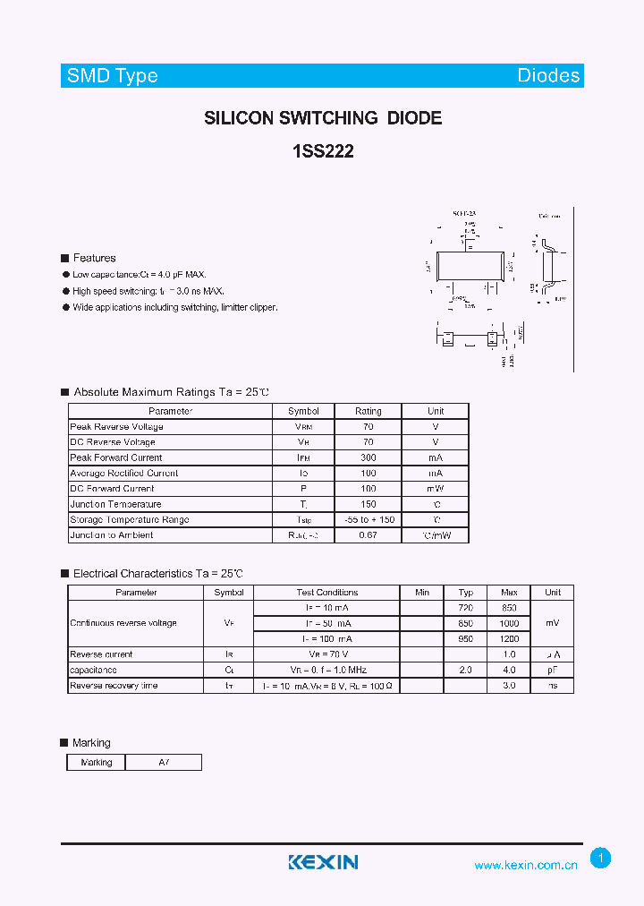 1SS222_4319888.PDF Datasheet