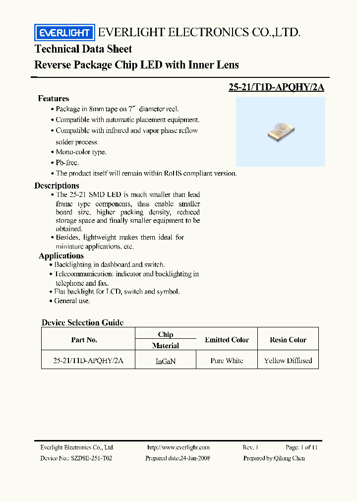 25-21T1D-APQHY2A_4215309.PDF Datasheet