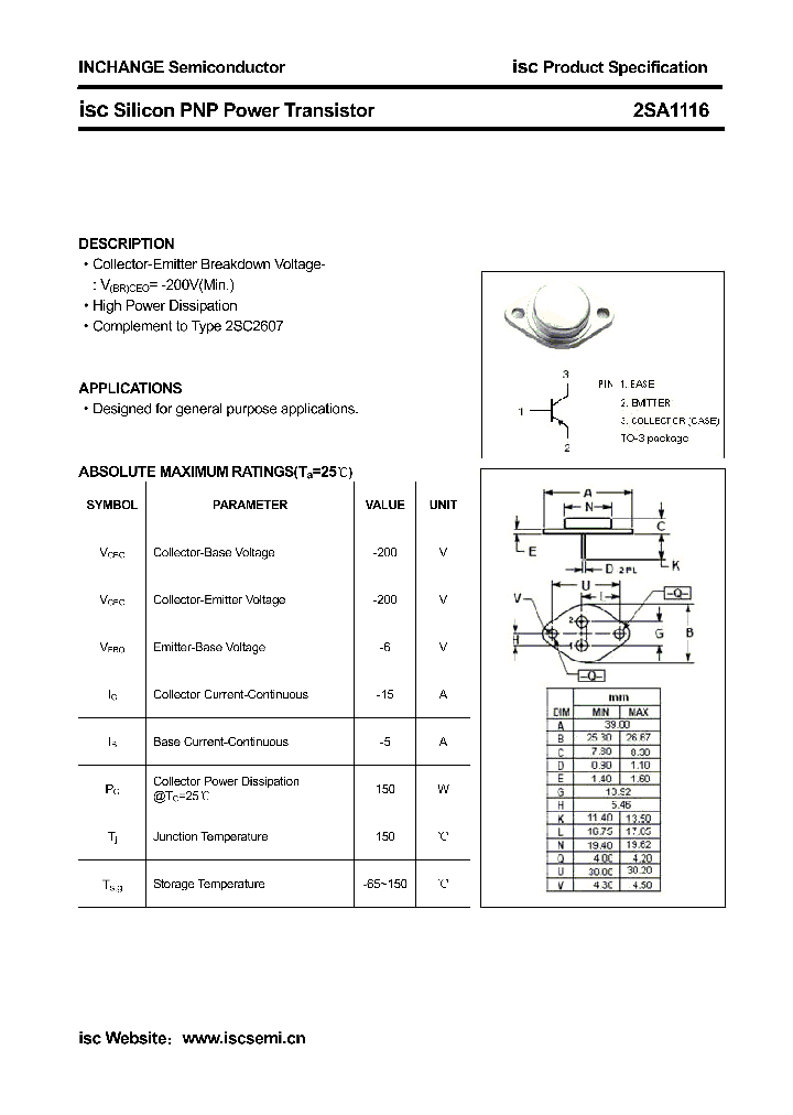 2SA1116_4433590.PDF Datasheet