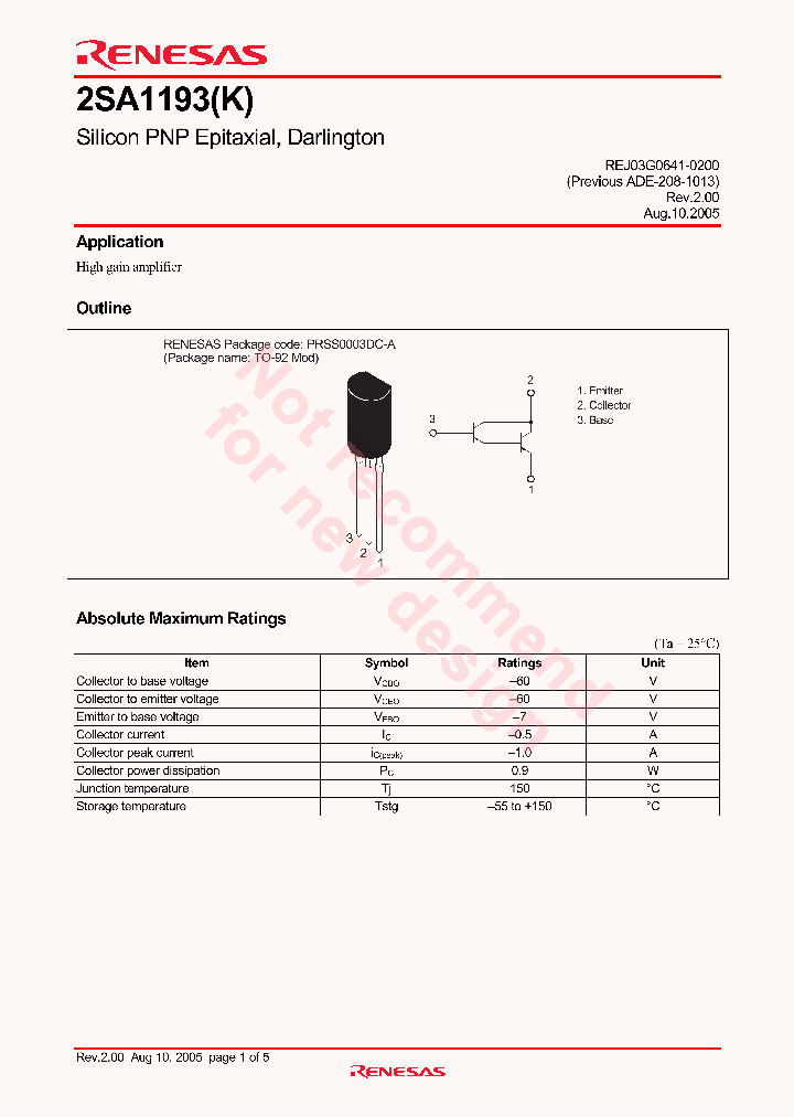 2SA1193_4420637.PDF Datasheet