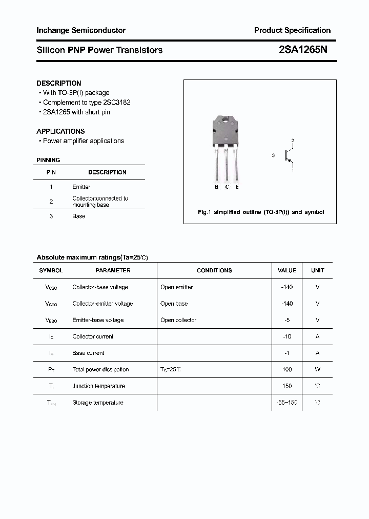 2SA1265N_4360254.PDF Datasheet