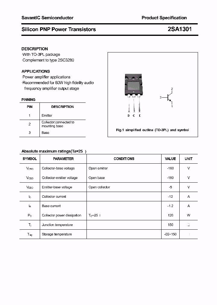 2SA1301_4454129.PDF Datasheet