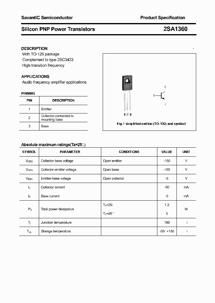 2SA1360_4420958.PDF Datasheet