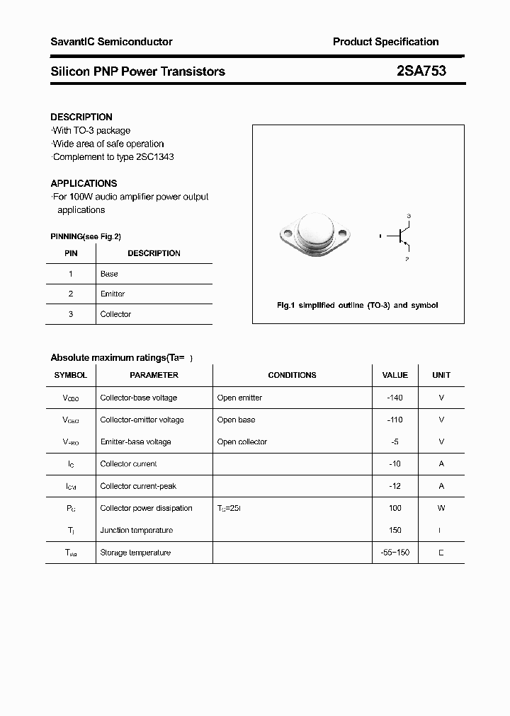 2SA753_4610807.PDF Datasheet