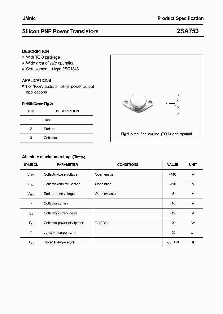 2SA753_4610808.PDF Datasheet