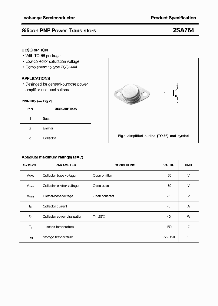 2SA764_4299911.PDF Datasheet