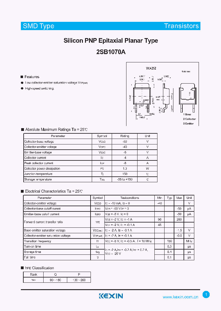 2SB1070A_4296827.PDF Datasheet