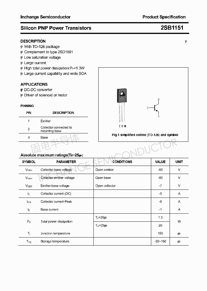 2SB1151_4387555.PDF Datasheet