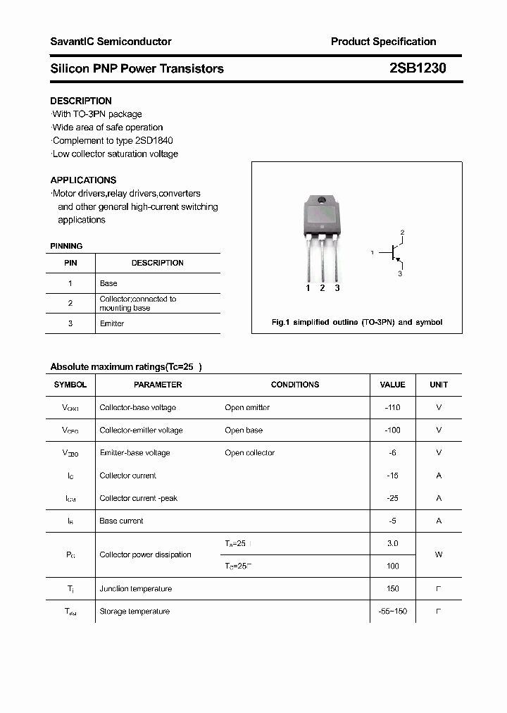 2SB1230_4426508.PDF Datasheet