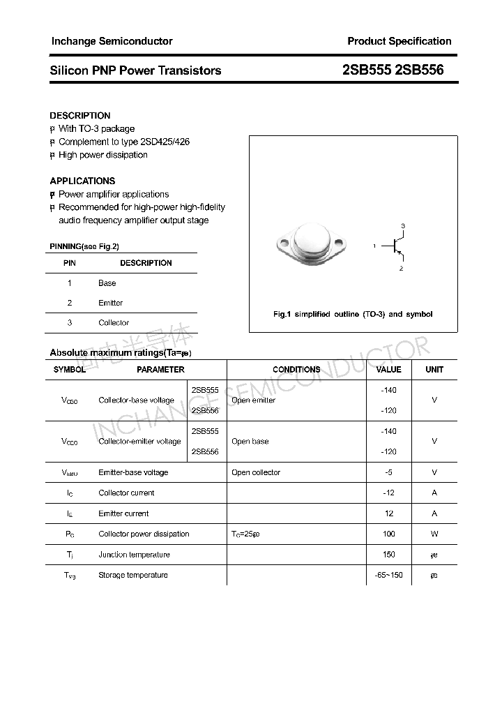2SB555_4305402.PDF Datasheet