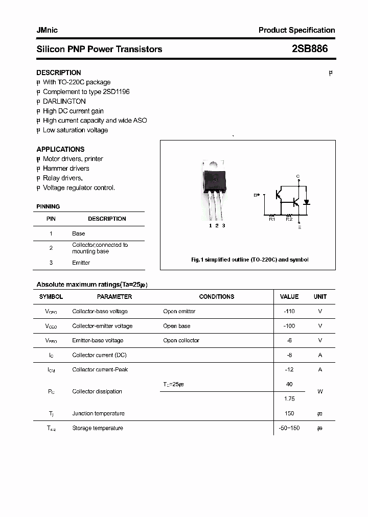 2SB886_4454715.PDF Datasheet