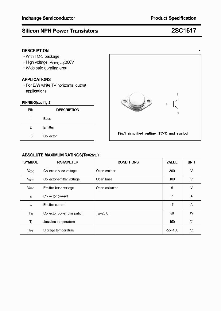 2SC1617_4376752.PDF Datasheet