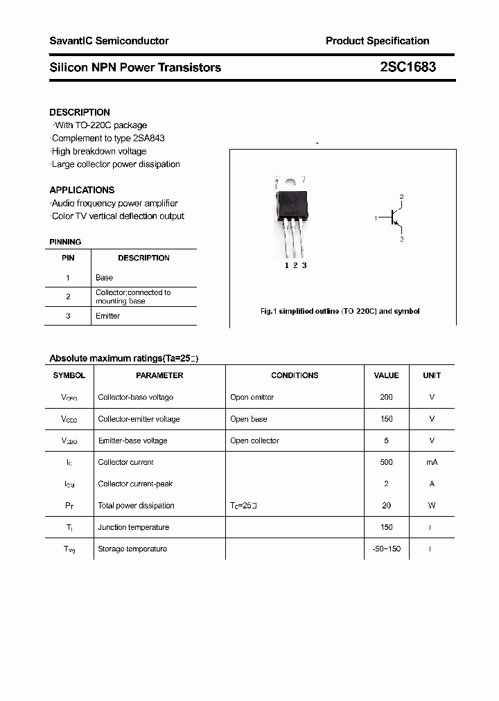 2SC1683_4420957.PDF Datasheet