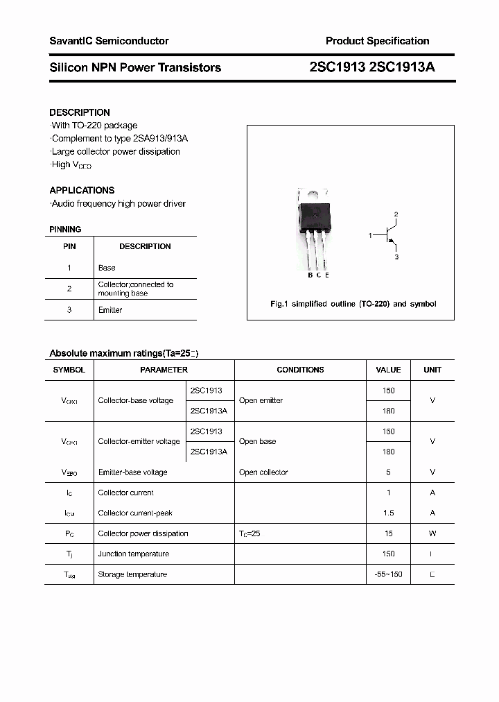 2SC1913_4383395.PDF Datasheet