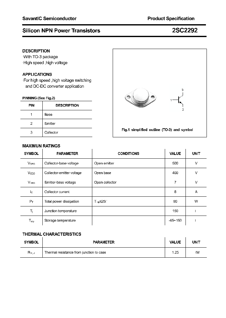 2SC2292_4404275.PDF Datasheet