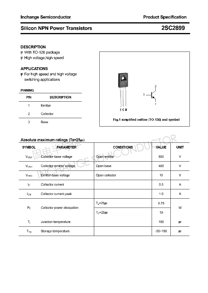 2SC2899_4303810.PDF Datasheet