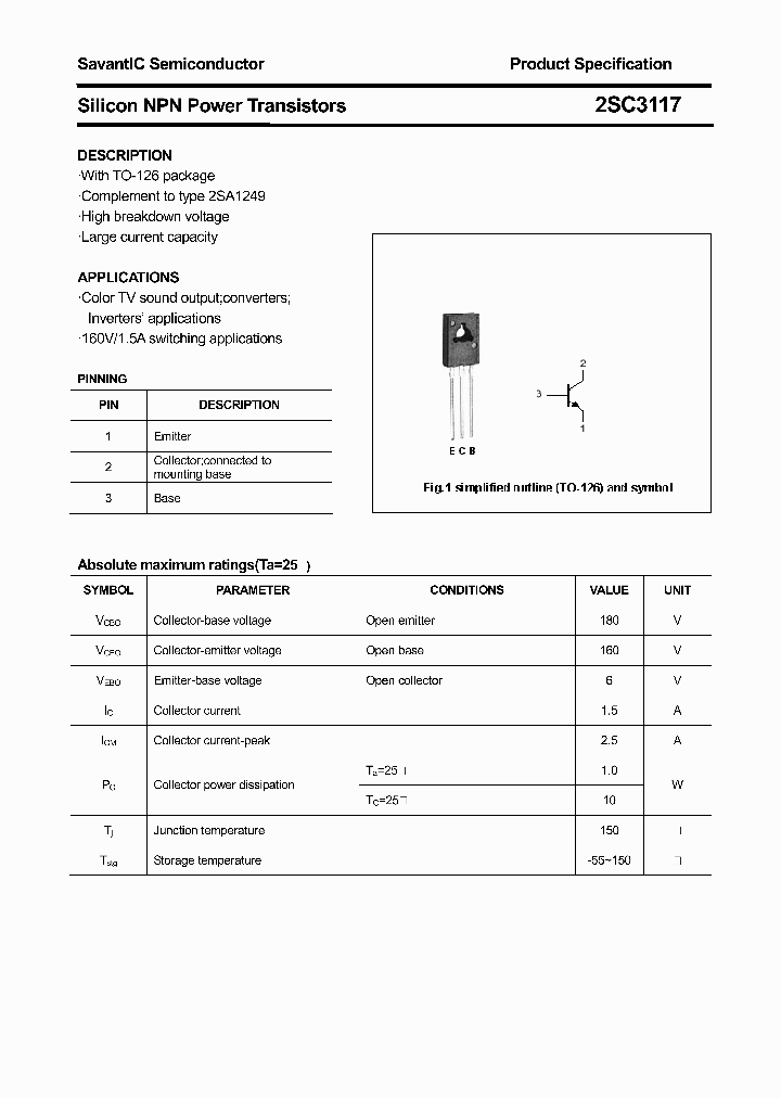 2SC3117_4418116.PDF Datasheet