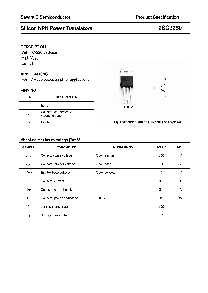 2SC3250_4504153.PDF Datasheet