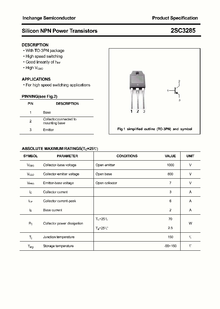 2SC3285_4391171.PDF Datasheet