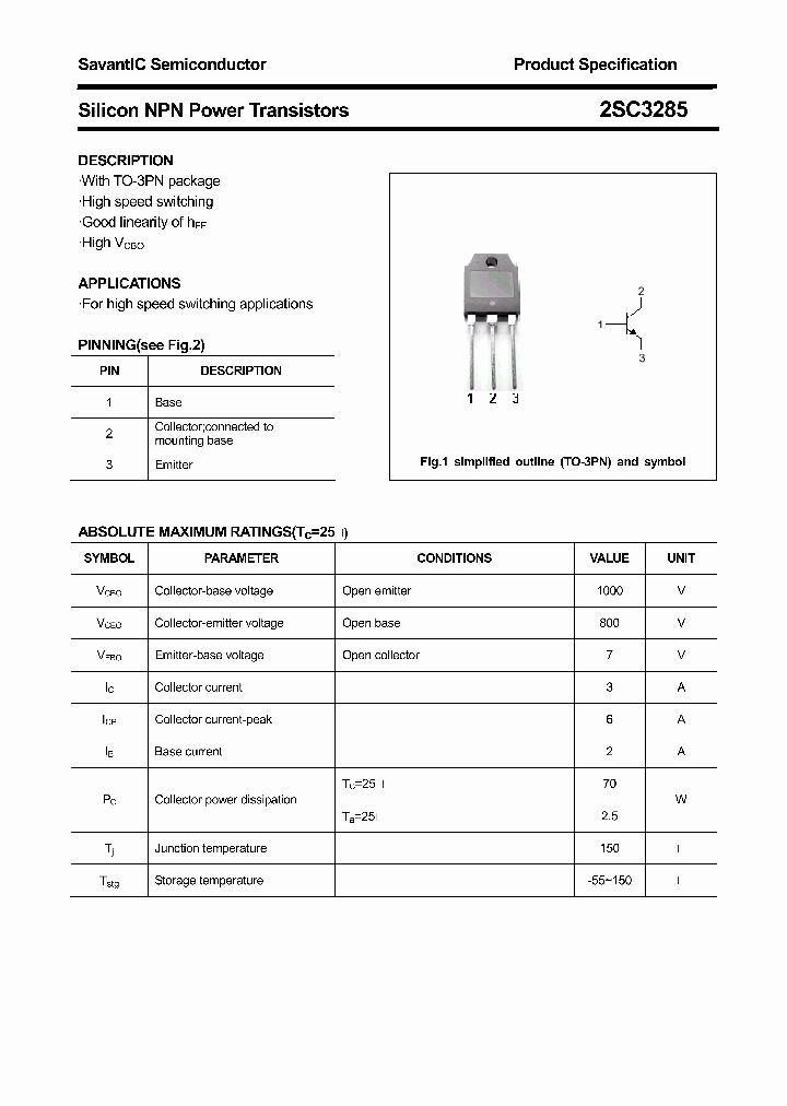 2SC3285_4391172.PDF Datasheet