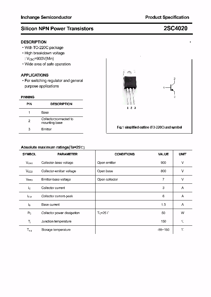 2SC4020_4568578.PDF Datasheet