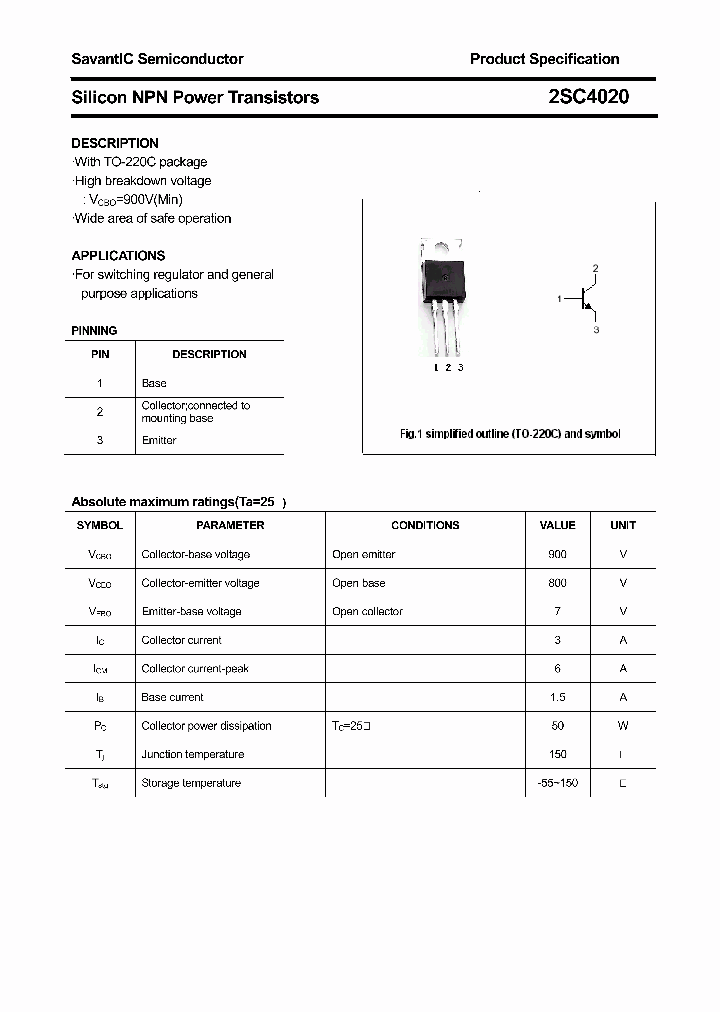 2SC4020_4568579.PDF Datasheet