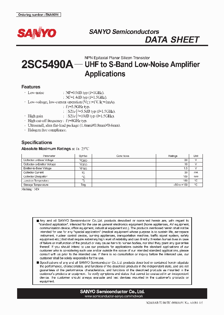 2SC5490A_4622772.PDF Datasheet