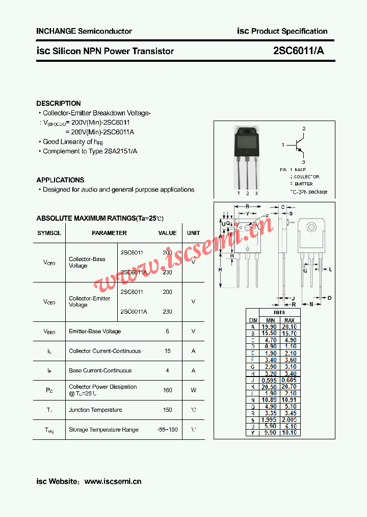 2SC6011_4368121.PDF Datasheet