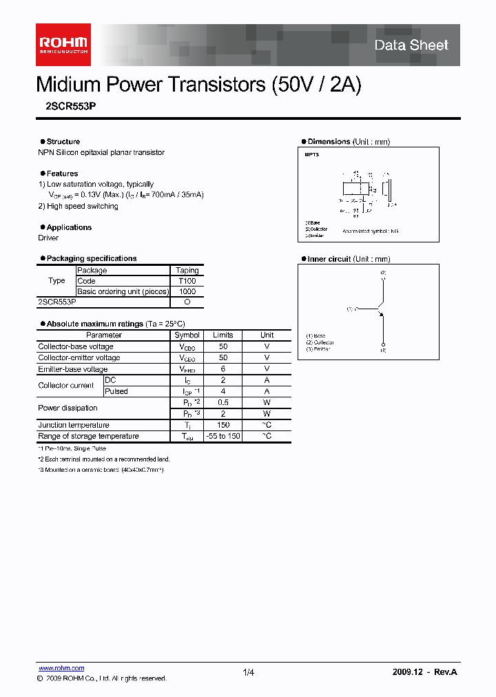 2SCR553P_4664301.PDF Datasheet