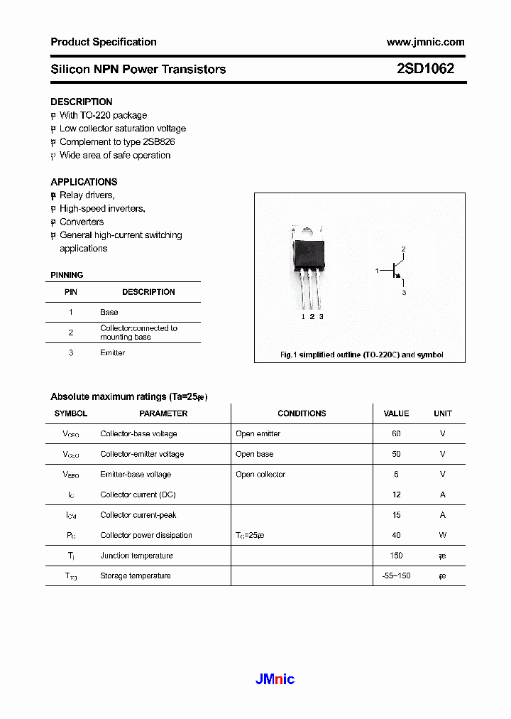 2SD1062_4506137.PDF Datasheet