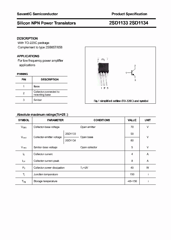 2SD1133_4417314.PDF Datasheet