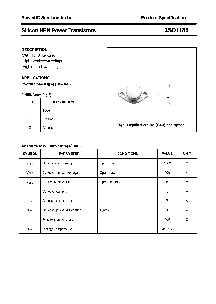 2SD1185_4420295.PDF Datasheet