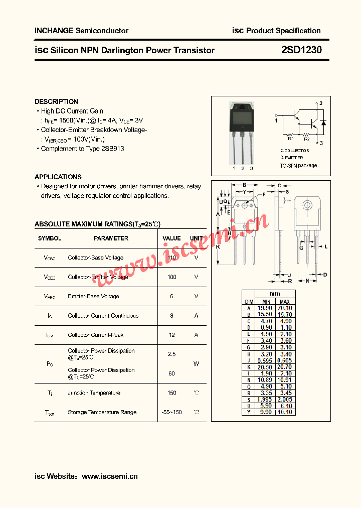 2SD1230_4572272.PDF Datasheet