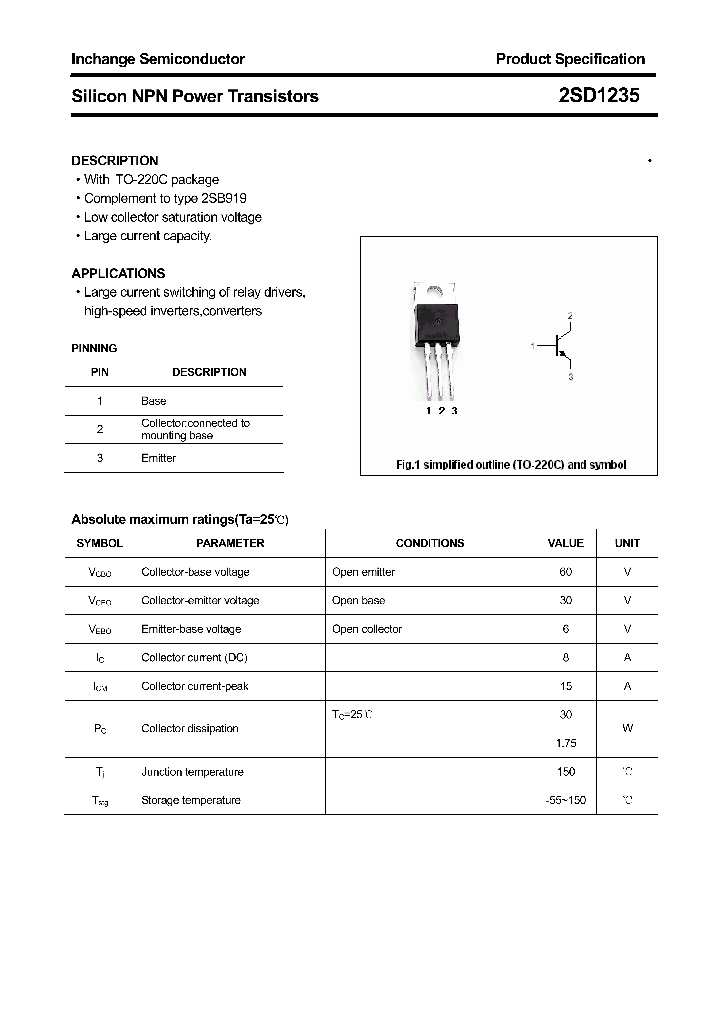 2SD1235_4353249.PDF Datasheet