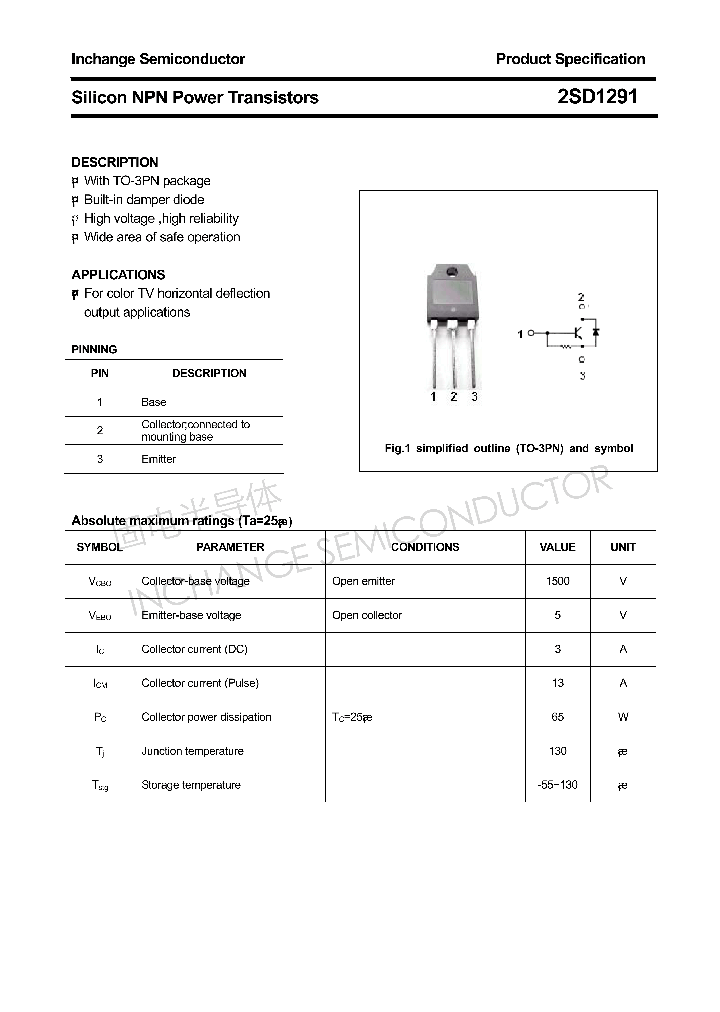 2SD1291_4572253.PDF Datasheet