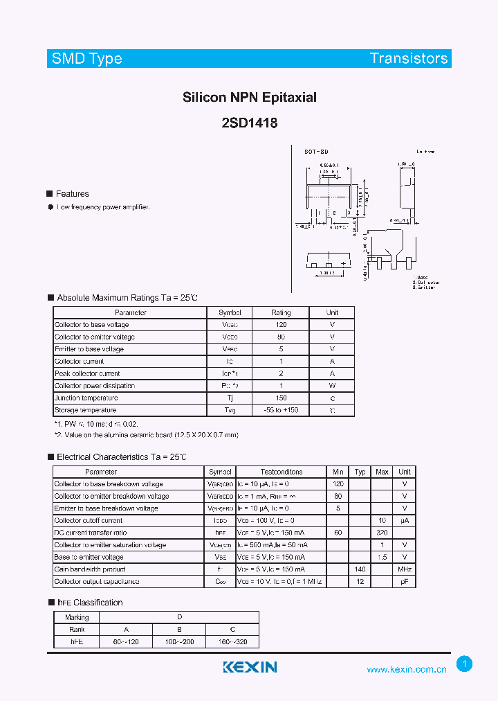 2SD1418_4327872.PDF Datasheet