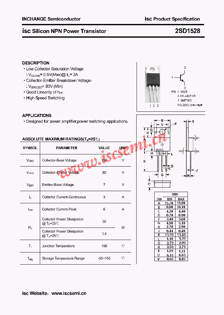 2SD1528_4514504.PDF Datasheet