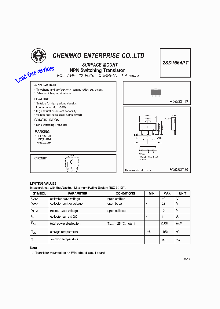 2SD1664PT_4542674.PDF Datasheet