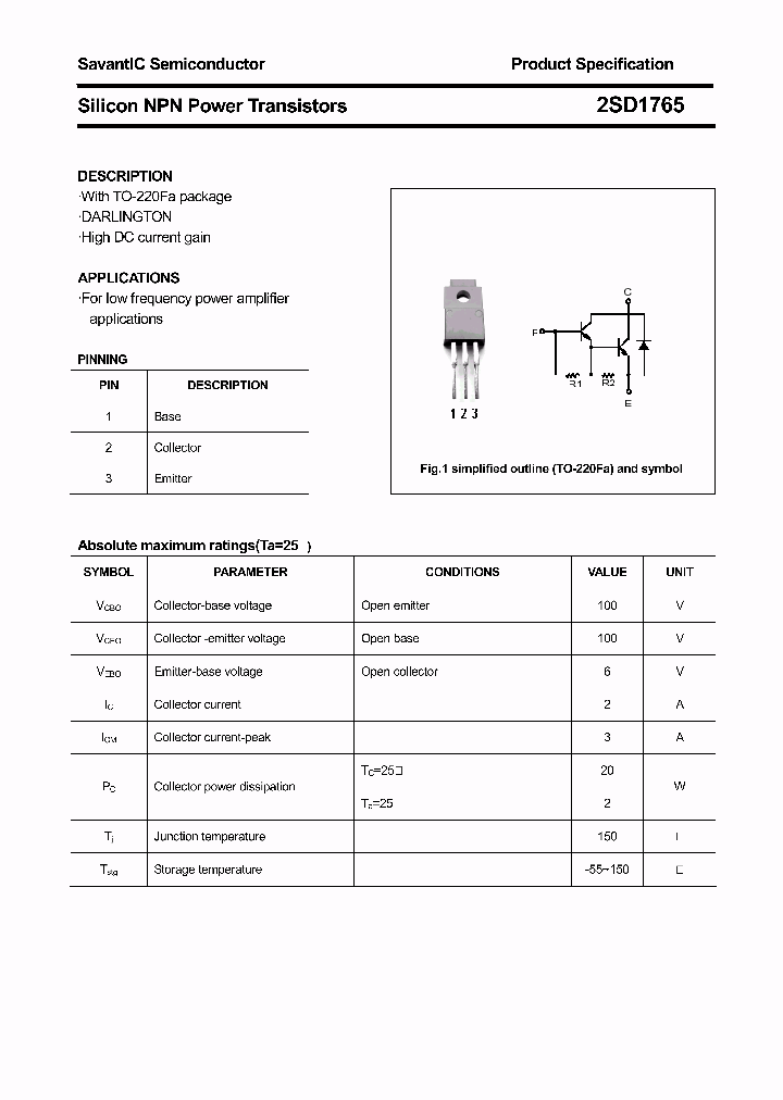 2SD1765_4629964.PDF Datasheet