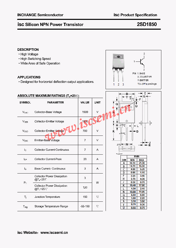 2SD1850_4850441.PDF Datasheet