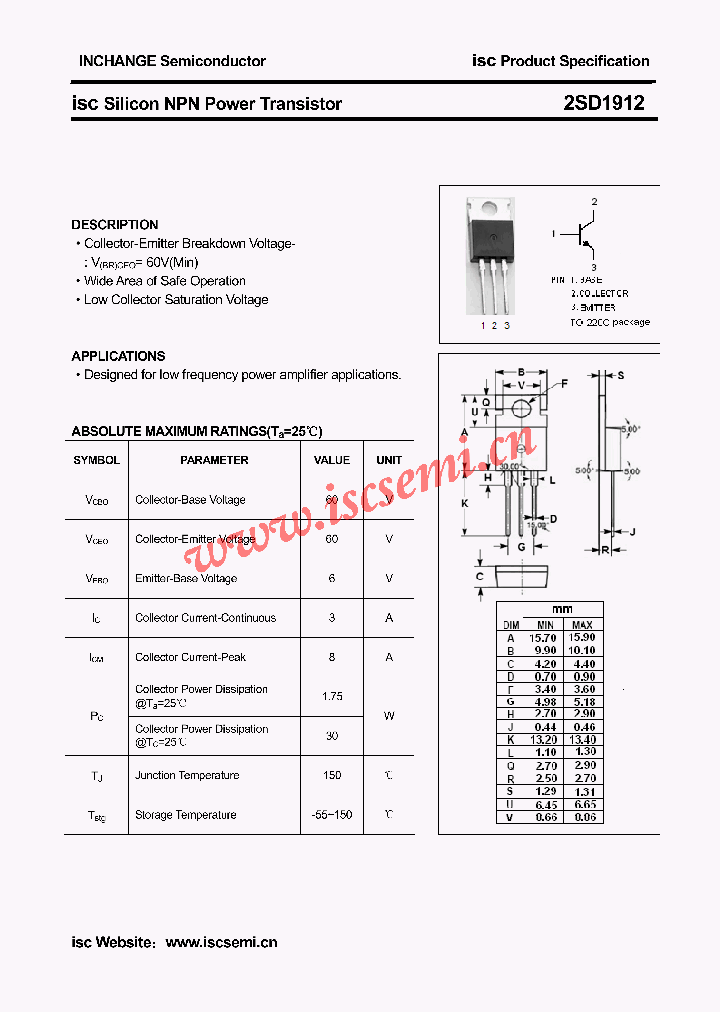 2SD1912_4726626.PDF Datasheet