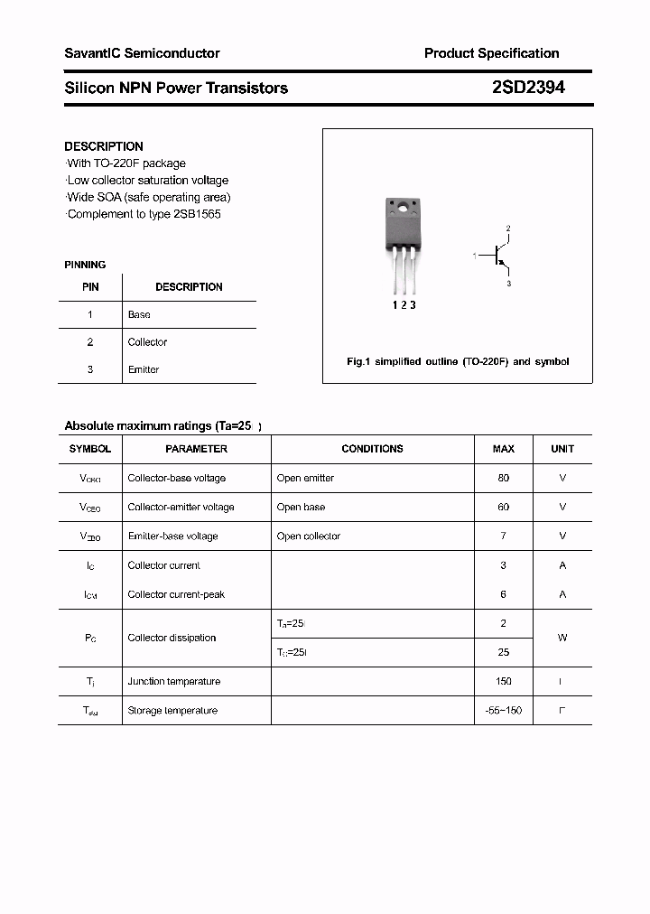 2SD2394_4394301.PDF Datasheet