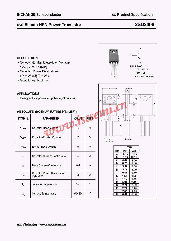 2SD2406_4532789.PDF Datasheet